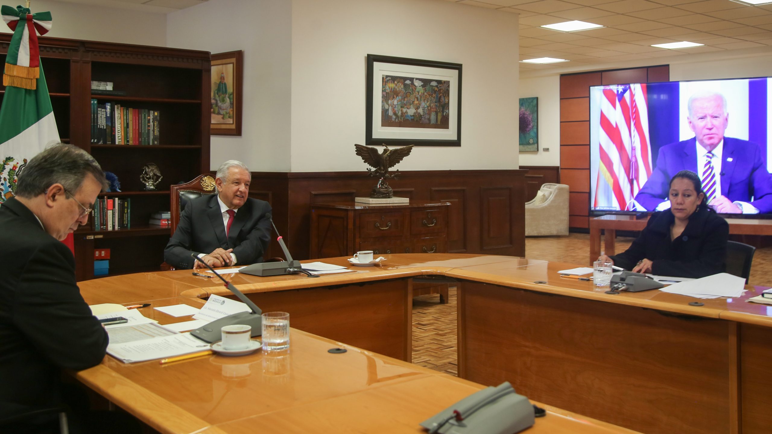 López Obrador y Biden conversan virtualmente sobre el cambio climático