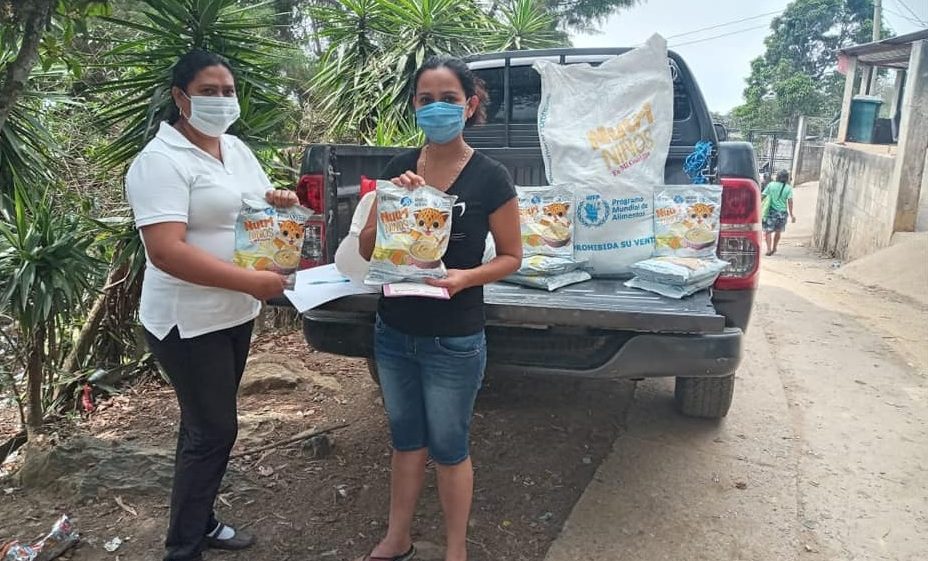 Más de 8 mil bolsas de NutriNiños llegan a El Progreso