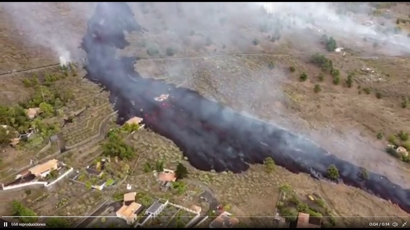 Entra en erupción un volcán en la isla española de La Palma