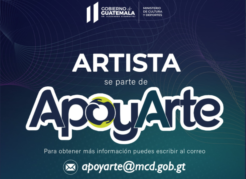 Cultura implementa proyecto ApoyArte a partir de esta semana