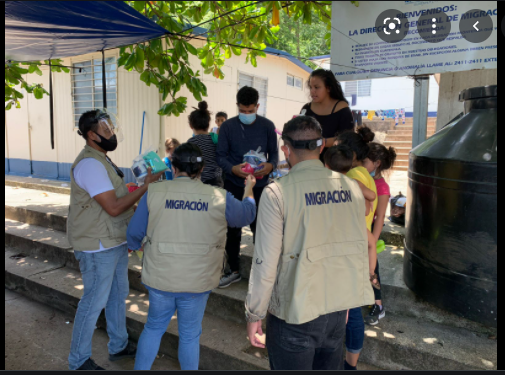 El Instituto Guatemalteco de Migración envía asistencia humanitaria para el Puesto Fronterizo de El Ceibo