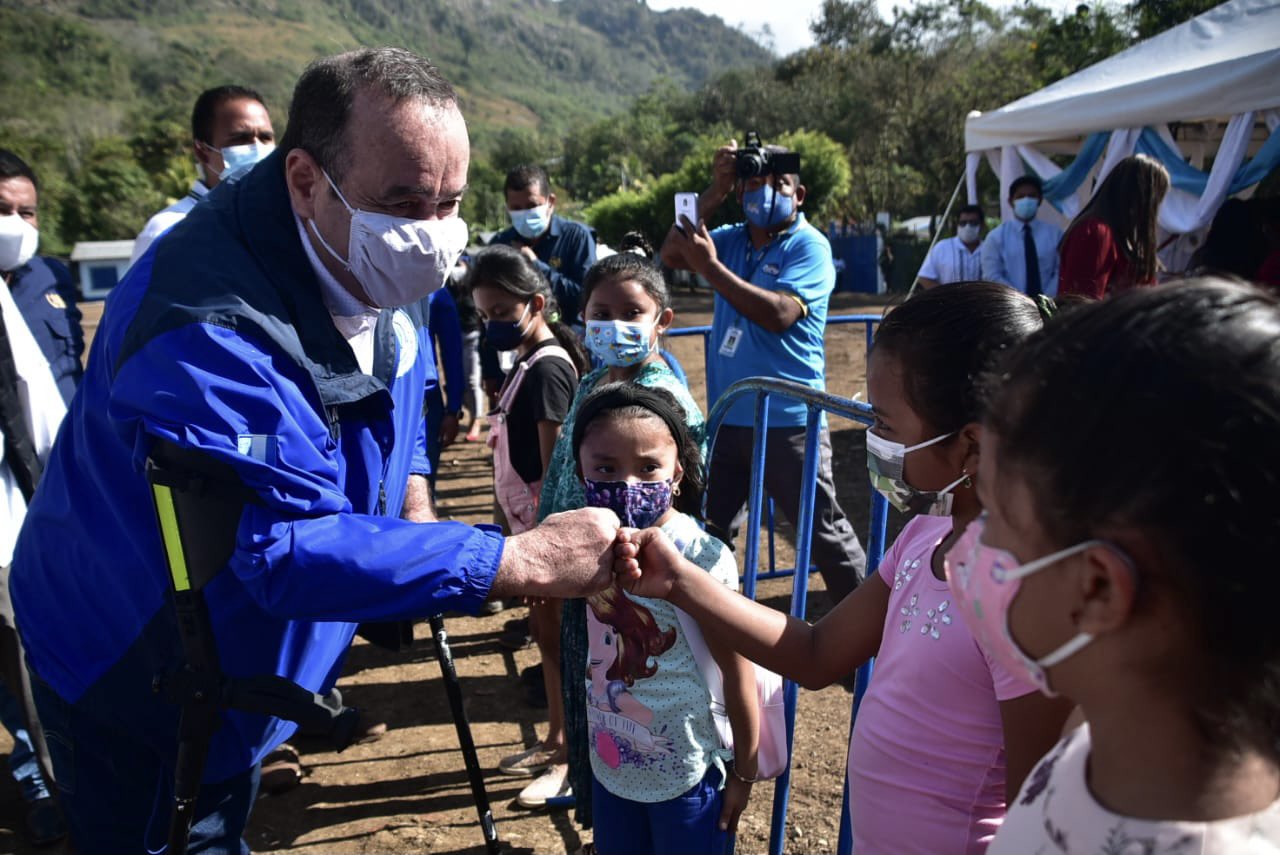 Inauguración del ciclo escolar 2021 en Alta Verapaz.