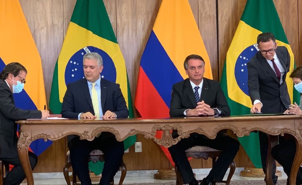 Duque destaca el compromiso de Colombia y Brasil con la Amazonía