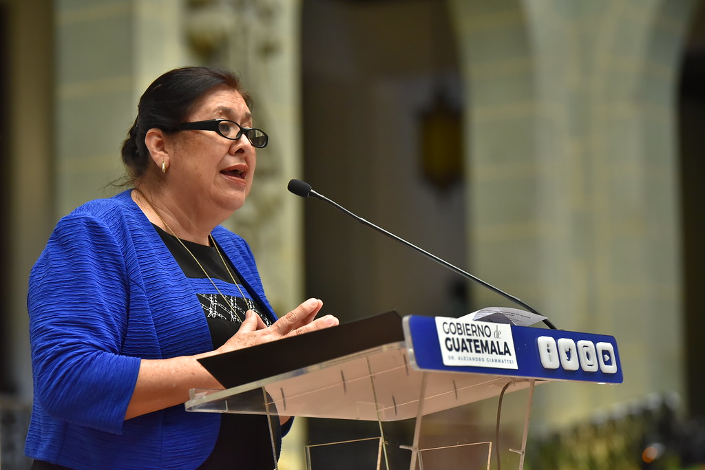 La doctora Fluvia Aracely Téllez, del programa de Salud Mental del MSPAS.