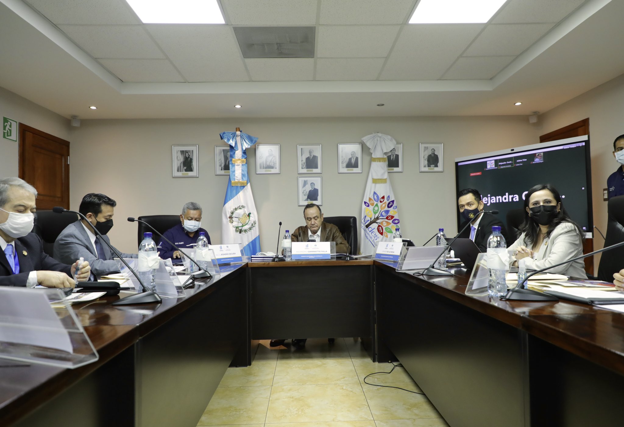 La Reunión se se llevo a cabo en las instalaciones del Ministerio de Desarrollo Social.