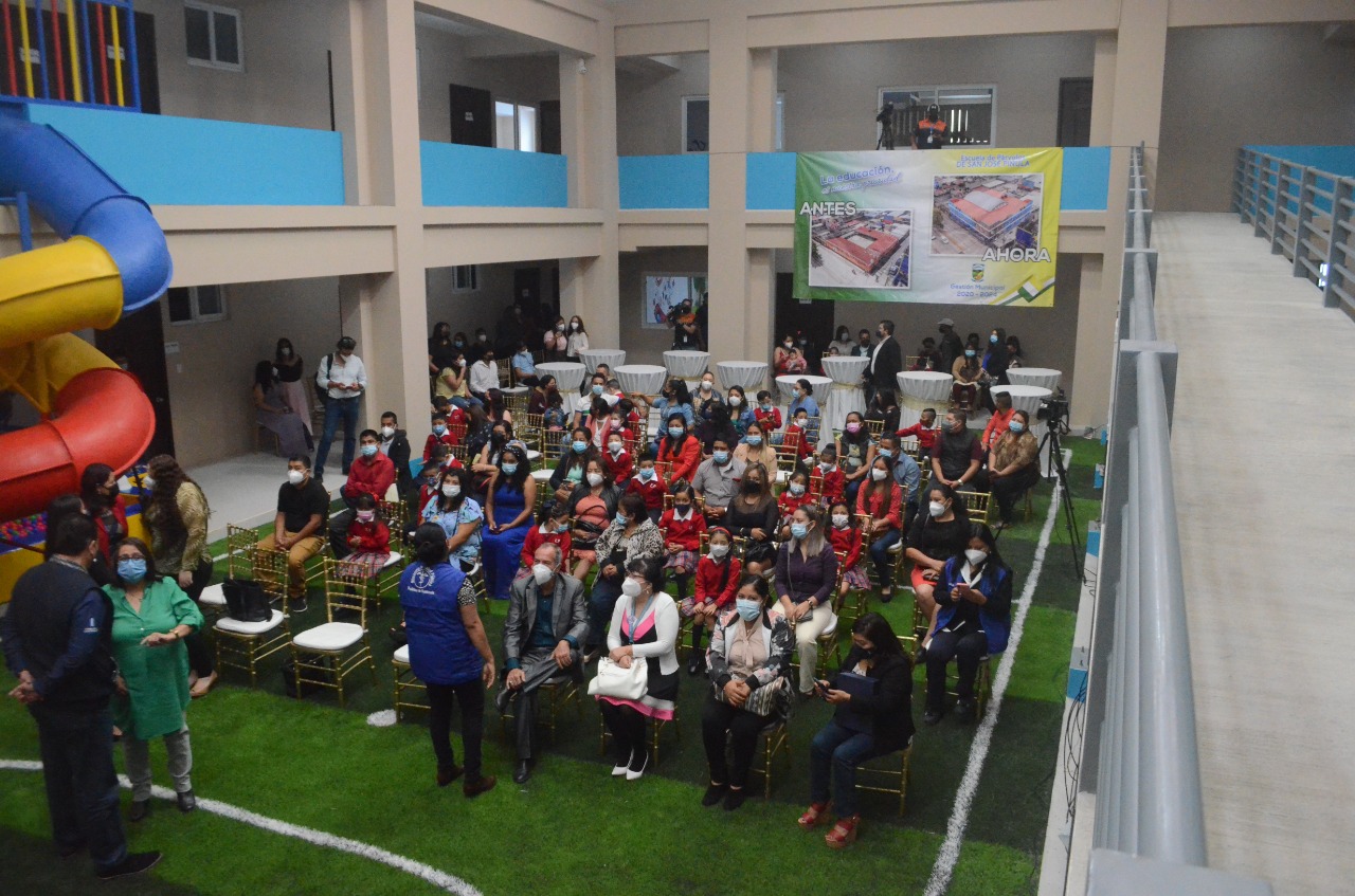 Estudiantes más pequeños de San José Pinula cuentan con mejores espacios pedagógicos