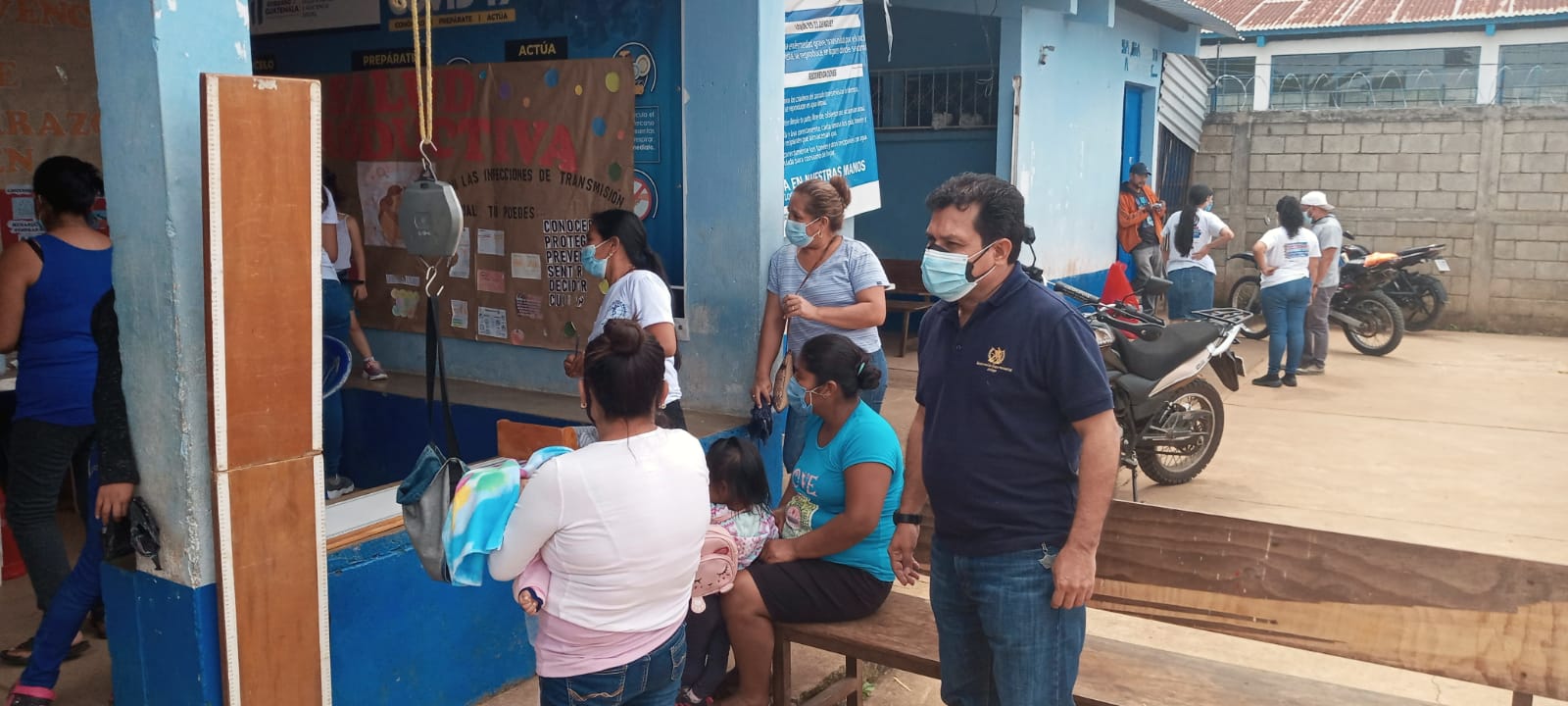Supervisan vacunación en Centro de Salud de Conguaco, Jutiapa