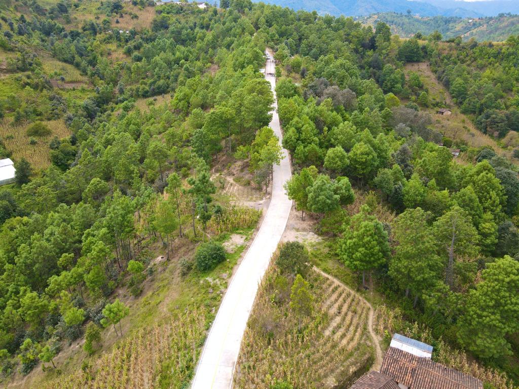 Mejoramiento de tramo refuerza el progreso de Santa María Chiquimula