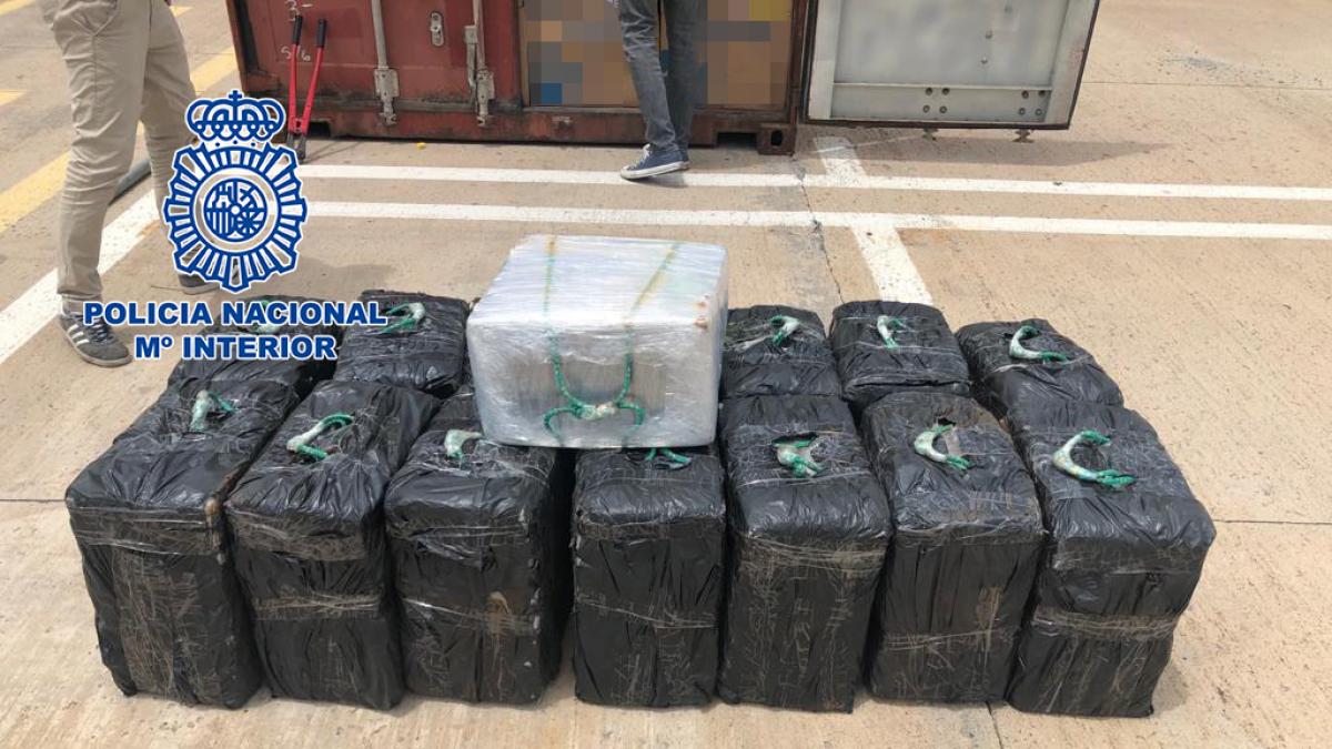 España: hallan 450 kilos de cocaína en contenedor que provenía de Brasil