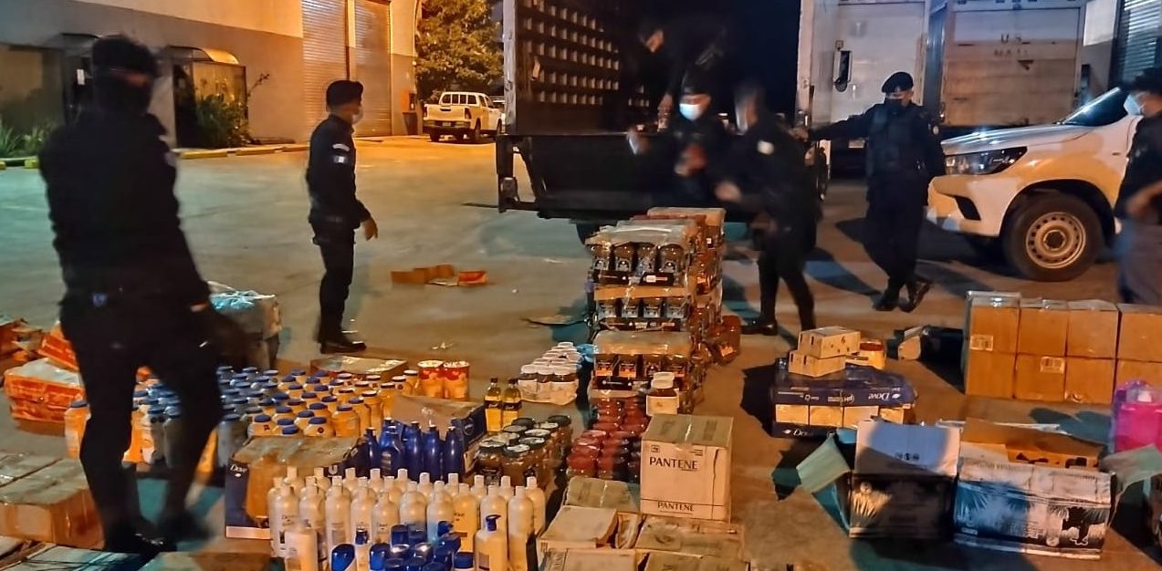 Estructuras dedicadas al contrabando pierden 1.2 millones de quetzales en mercadería