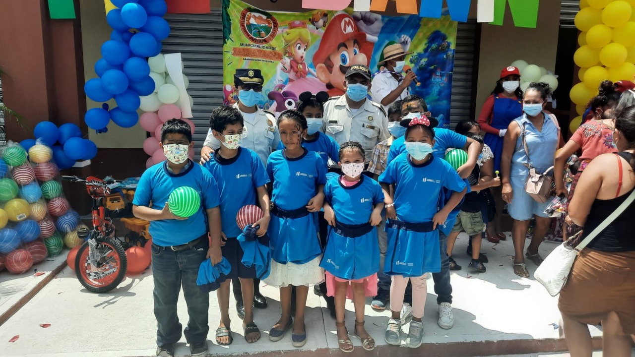 Policía Nacional Civil celebra el Día del Niño con diversas actividades