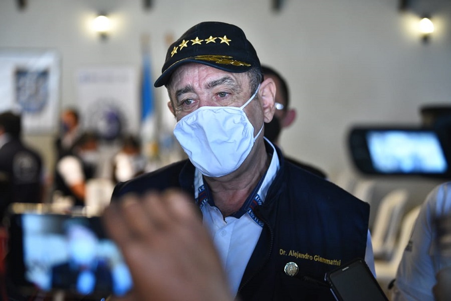 Presidente Giammattei anuncia aparición de nueva cepa del Sars-Cov-2.