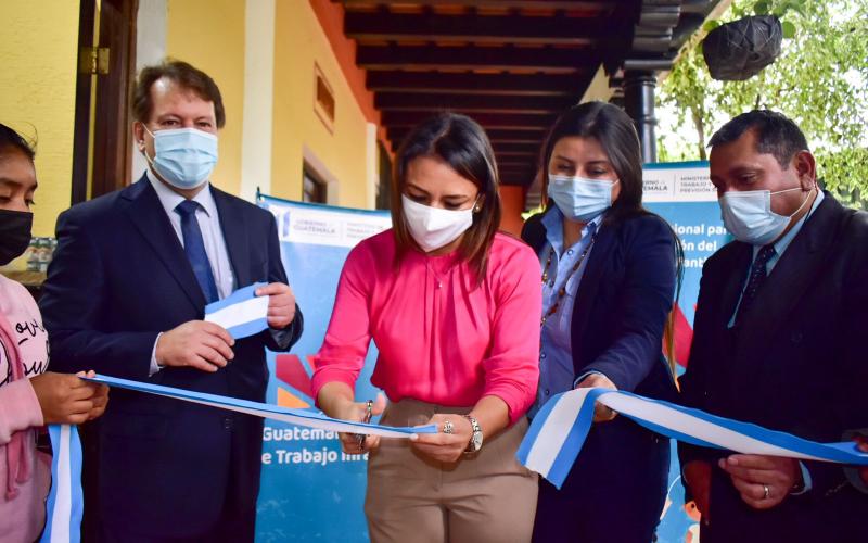 Sacatepéquez habilita centro de atención para prevenir y erradicar trabajo infantil