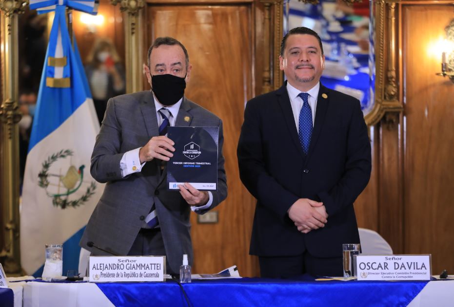Comisión Presidencial contra la Corrupción presenta Tercer Informe Trimestral de Gestión