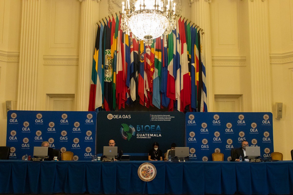 OEA inaugura este miércoles su 51 Asamblea General