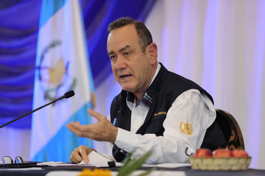 Presidente Alejandro Giammattei