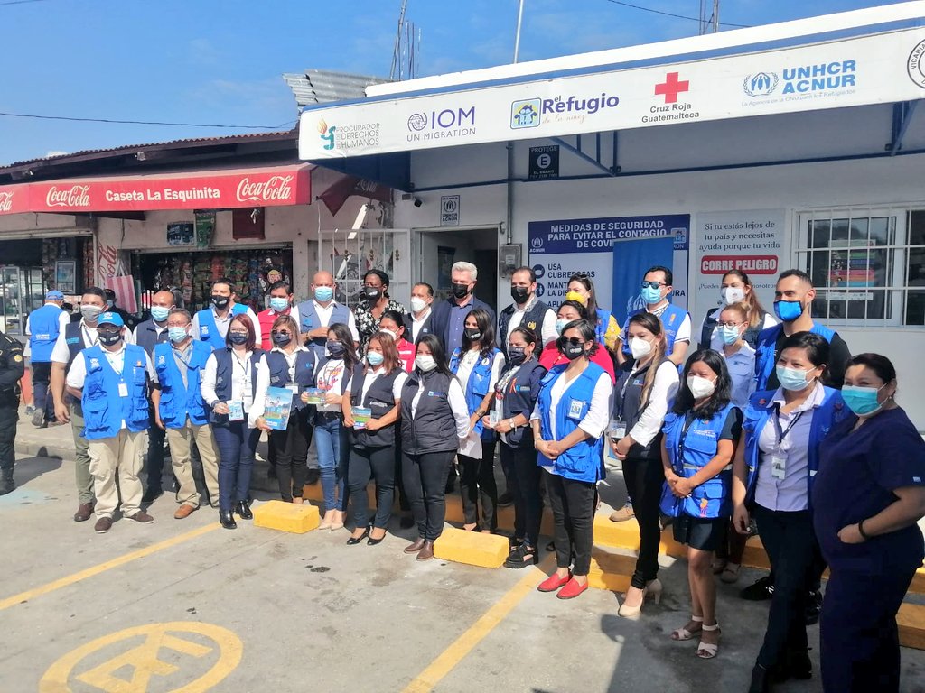 SVET comparte trabajo de prevención con comisionado para los refugiados en Petén