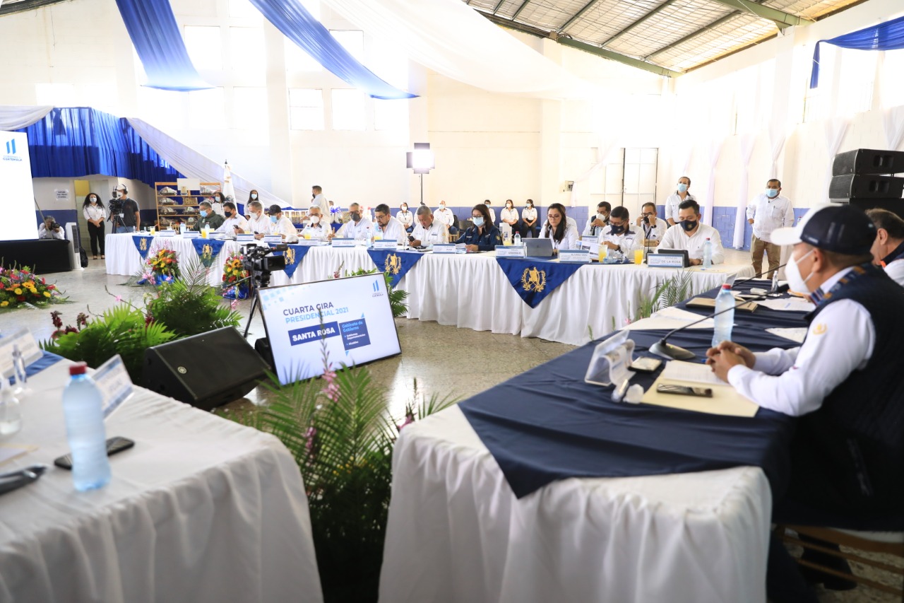 Ejecutivo destaca ejecución presupuestaria en Jutiapa y Santa Rosa