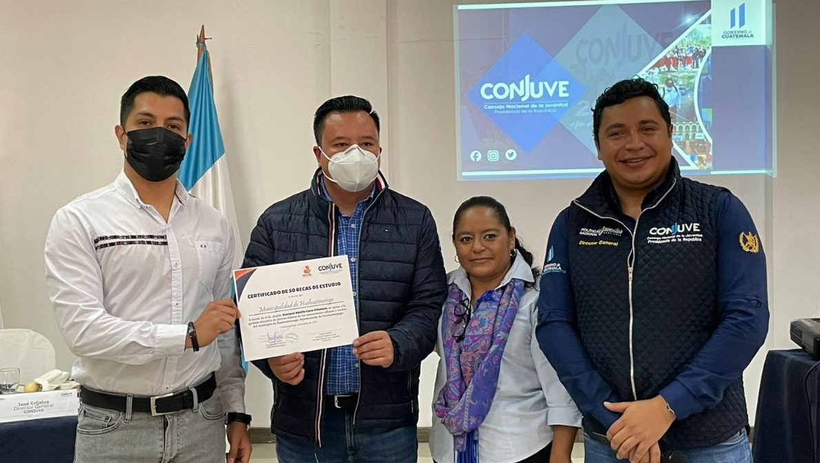 Conjuve reafirma compromiso con jóvenes de Huehuetenango