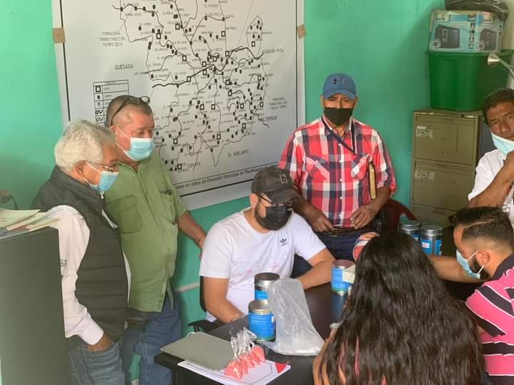 Verifican distribución de semillas de hortalizas en Jutiapa