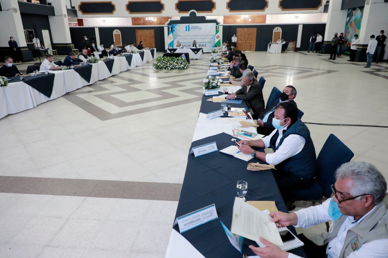 Gobiernos locales de Sacatepéquez valoran diálogo promovido por el Presidente