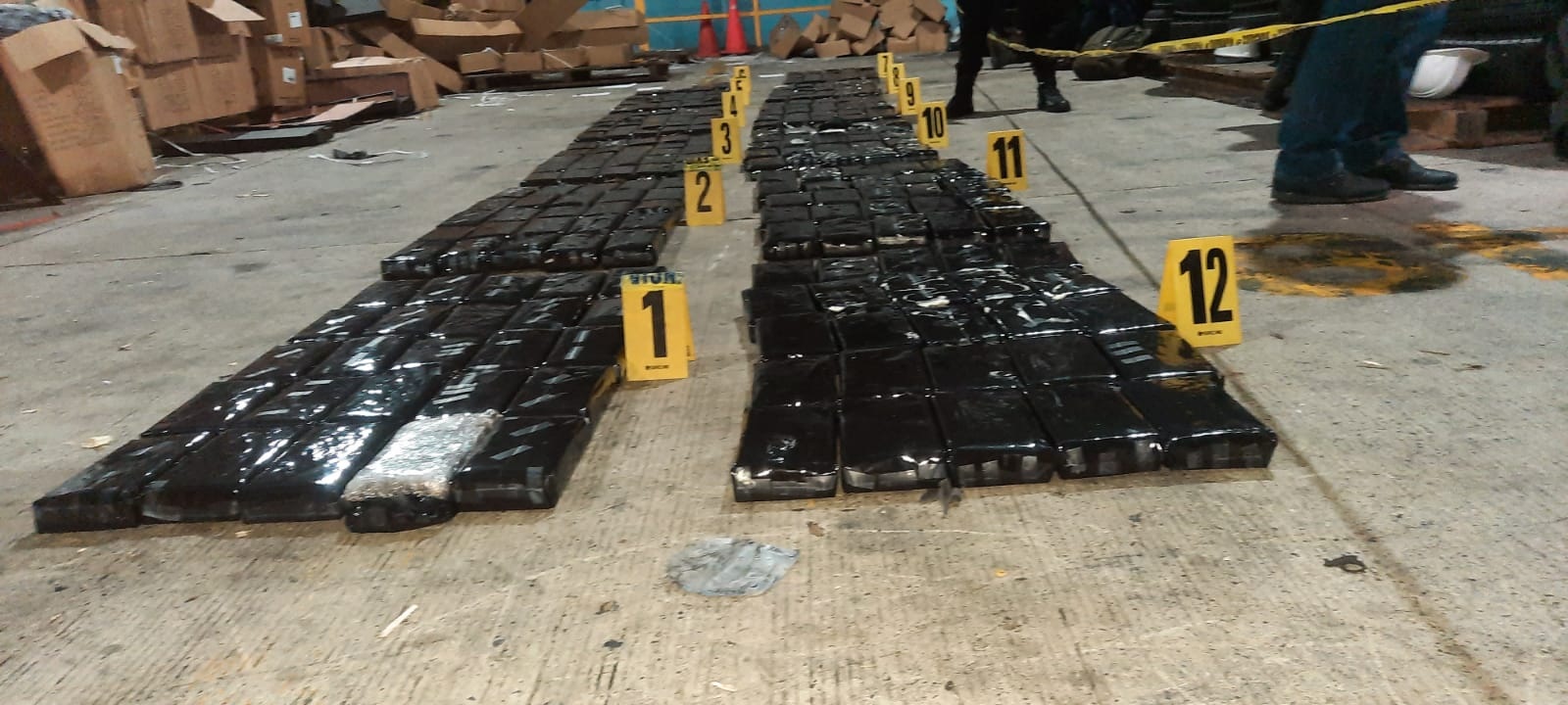 Suman 616 paquetes de cocaína decomisados en Izabal