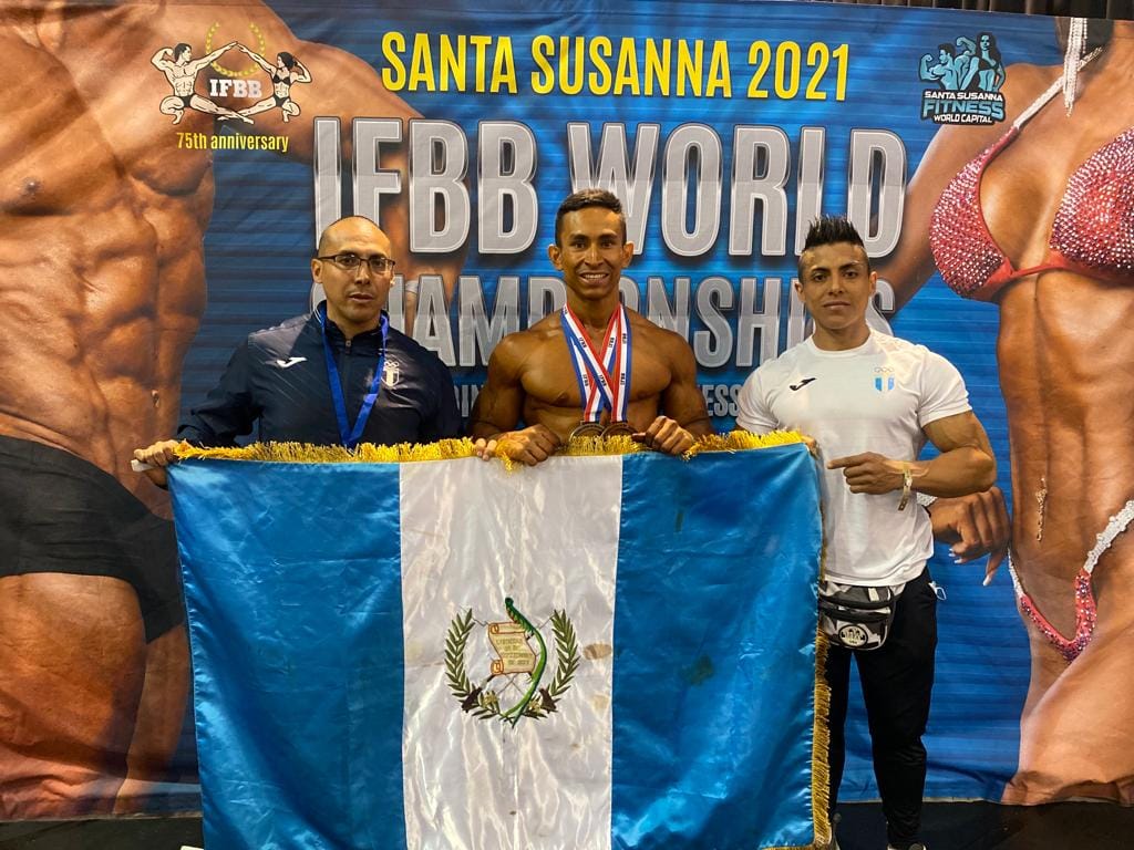 Fisicoculturismo: Guatemala, con un subcampeonato mundial y dos cuartos lugares