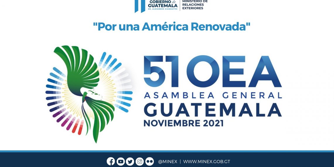 Guatemala se prepara para organizar la 51 Asamblea General de la OEA