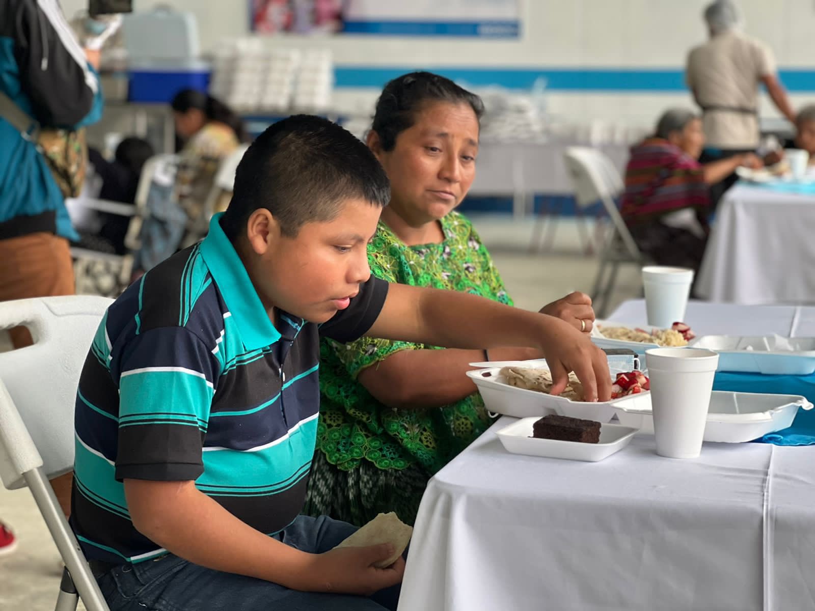 Inauguran el último comedor social del año, en Senahú, Alta Verapaz