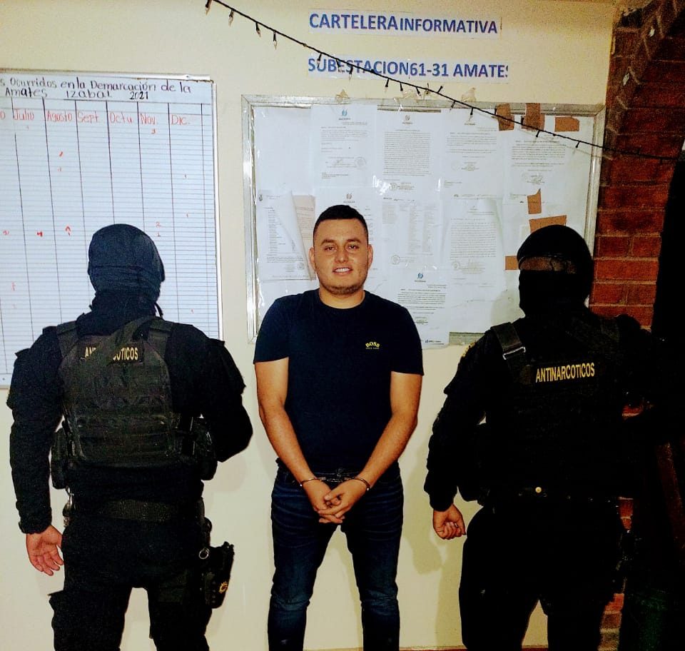 Policía Nacional Civil detiene a extraditable número 55 en Izabal