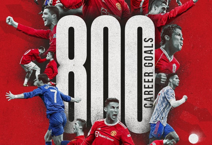 Cristiano Ronaldo supera los 800 goles como futbolista profesional