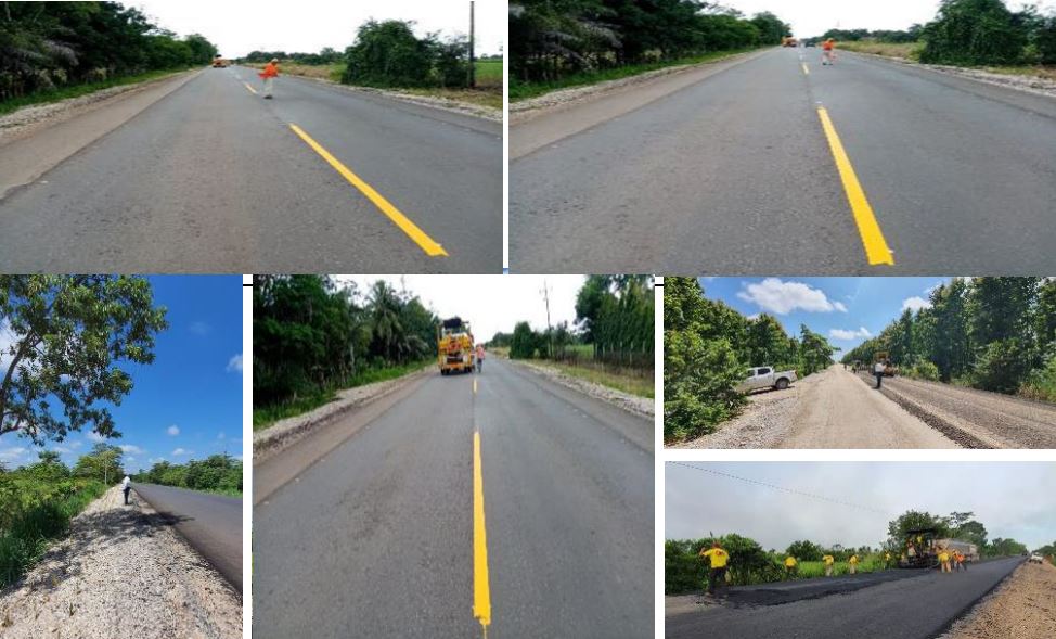Inauguran mejoramiento en tramo carretero de Las Cruces, Petén