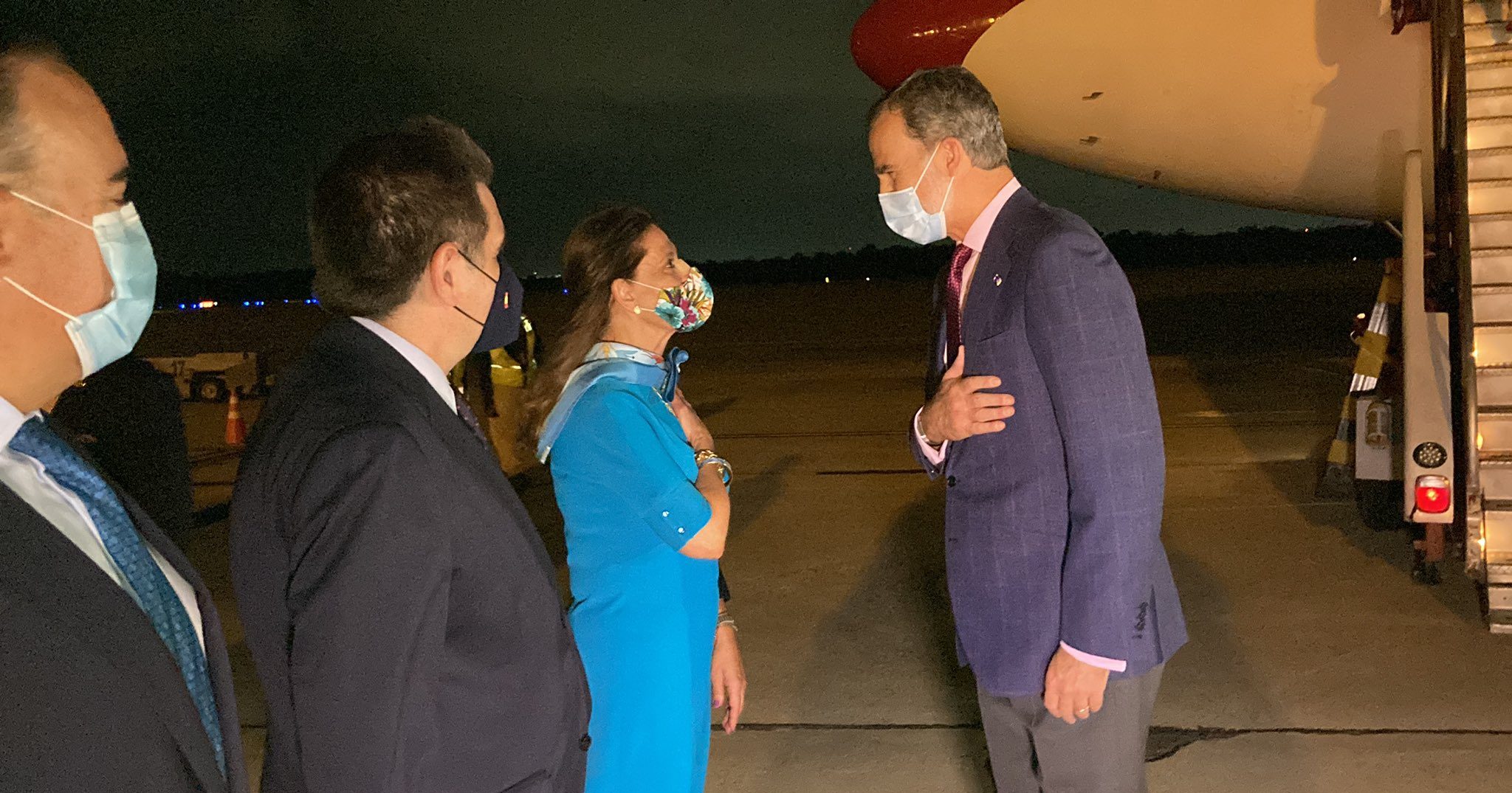 El rey de España llega a Barranquilla por el Congreso Mundial de Juristas
