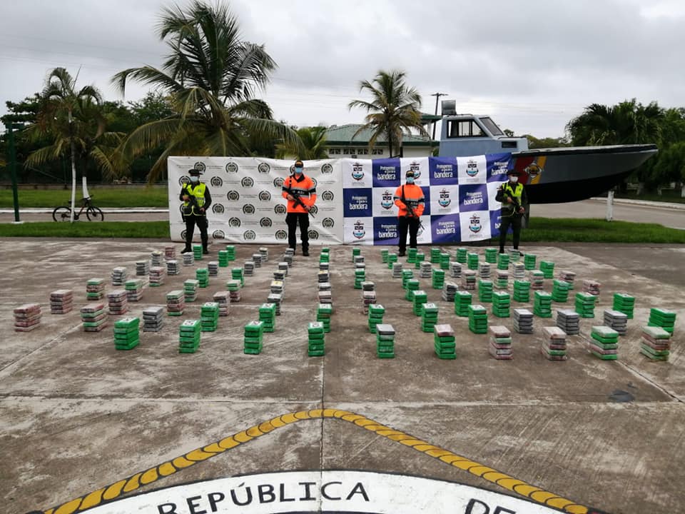 Fuerzas de seguridad de Colombia incautan más de tonelada y media de cocaína