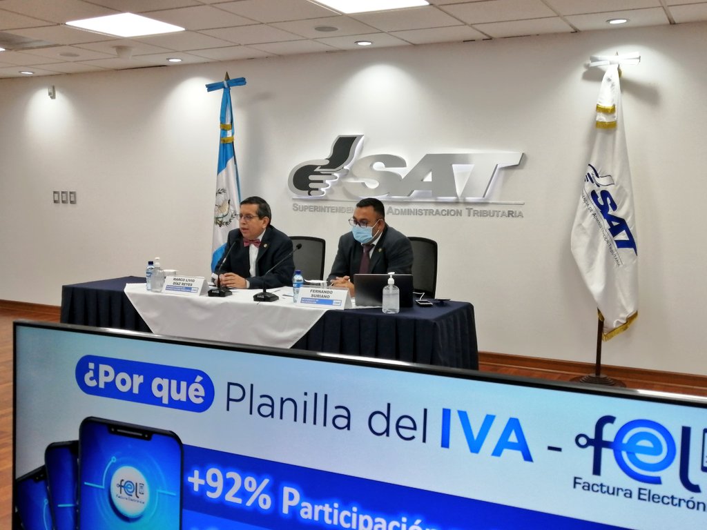 SAT presenta nueva planilla del IVA por medio de agencia virtual