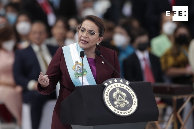 Xiomara Castro jura como nueva presidenta de Honduras