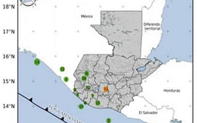 El Insivumeh detecto 48 sismos en los primeros días de enero.