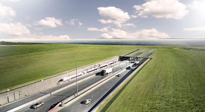 Paralizan temporalmente obras de túnel submarino más largo del mundo