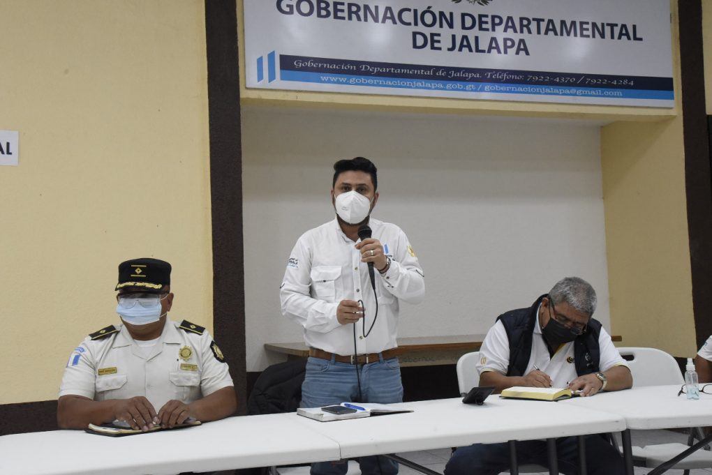 Jalapa: Efectúan primera mesa de seguridad departamental del año