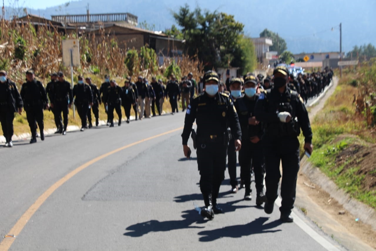 Se mantienen patrullajes en Nahualá y Santa Catarina Ixtahuacán