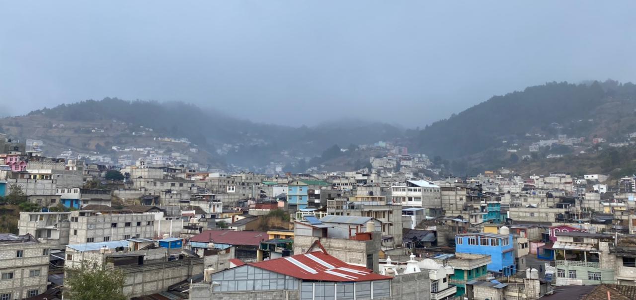 Ingreso de humedad del mar Caribe provoca lloviznas en Totonicapán