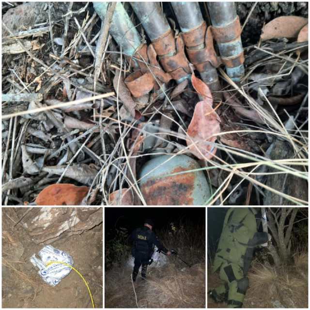 Fuerzas de seguridad desactivan y destruyen artefacto explosivo