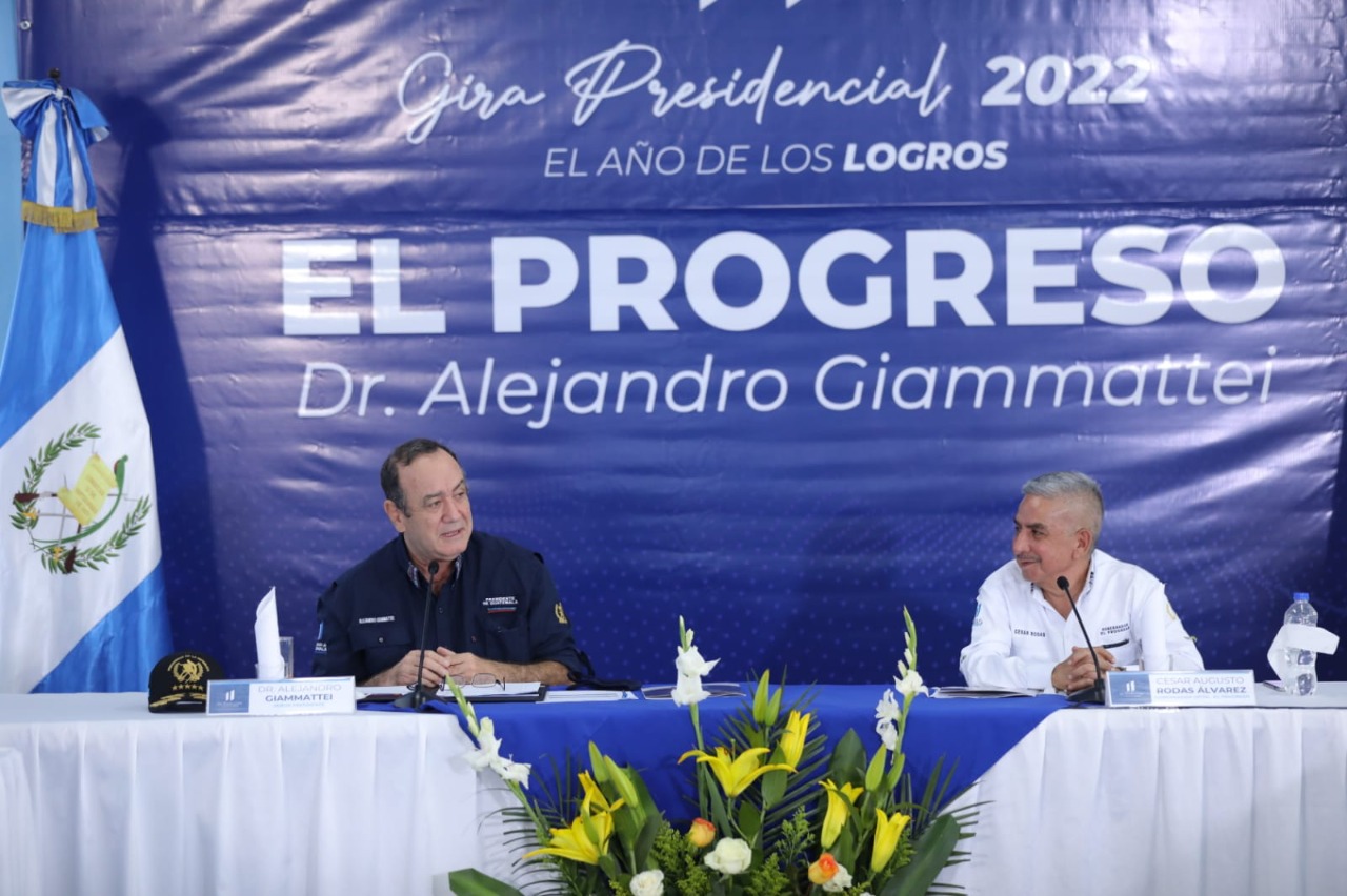 Gira presidencial 2022: Dan seguimiento a proyectos de desarrollo en El Progreso