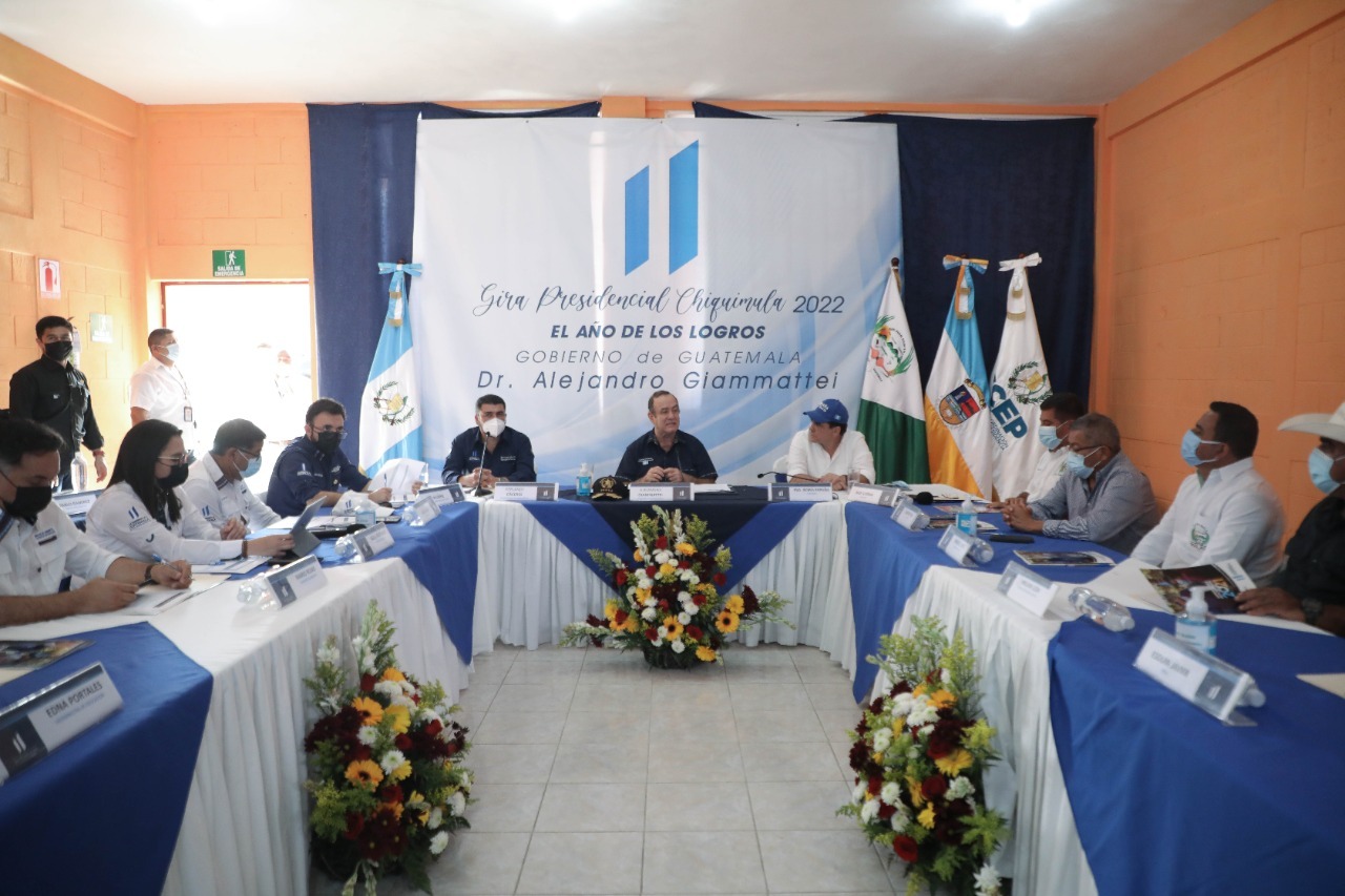 Gira presidencial 2022 llega a Chiquimula