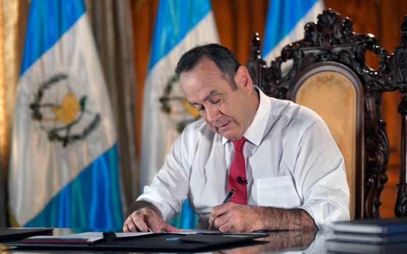 El presidente Giammattei habló sobre la lucha incansable efectuada por su administración sobre la pandemia.