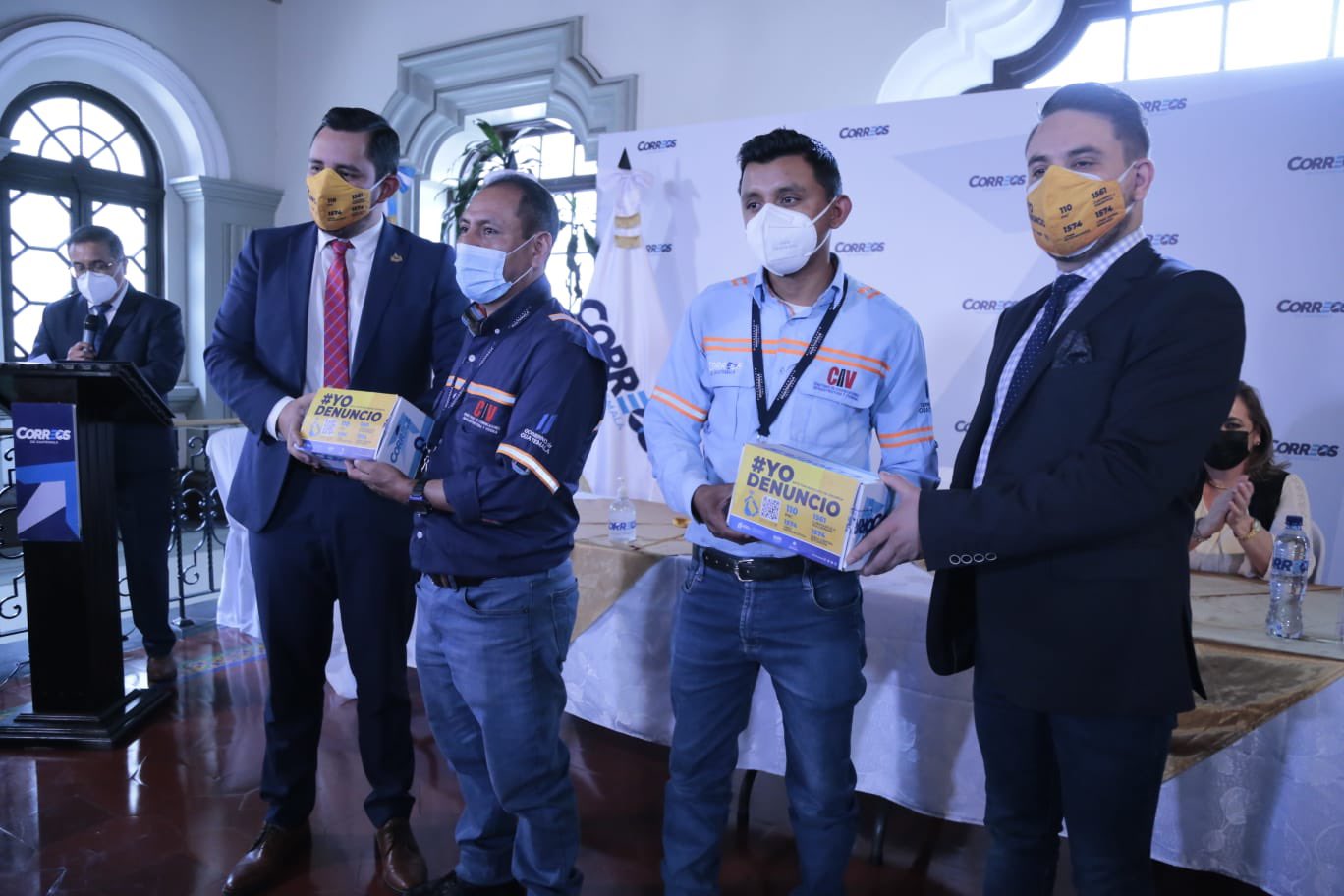 Presentan campaña “Yo denuncio”, para la ciudadanía que utiliza servicio de mensajería