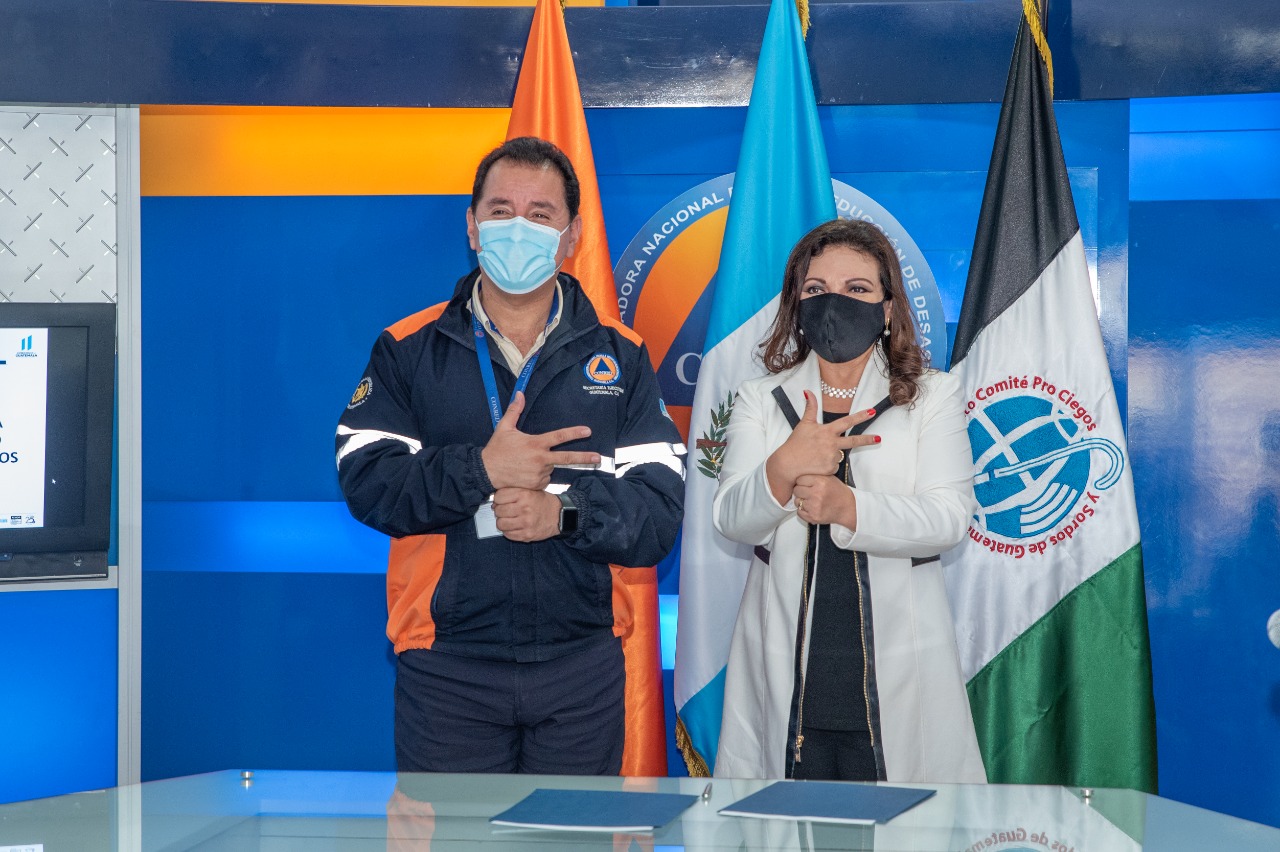 Conred y Pro Ciegos firman convenio para inclusión de personas con discapacidad