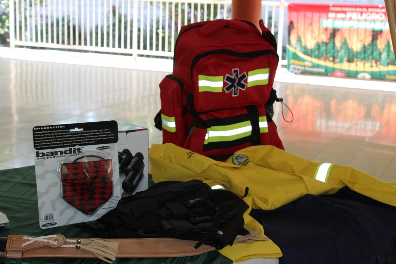 Entregan equipo para prevenir y controlar incendios forestales en El Progreso