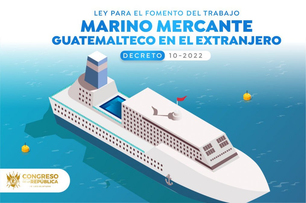 Mintrab valora aprobación de Ley para el Fomento del Trabajo Marino Mercante Guatemalteco en el Extranjero