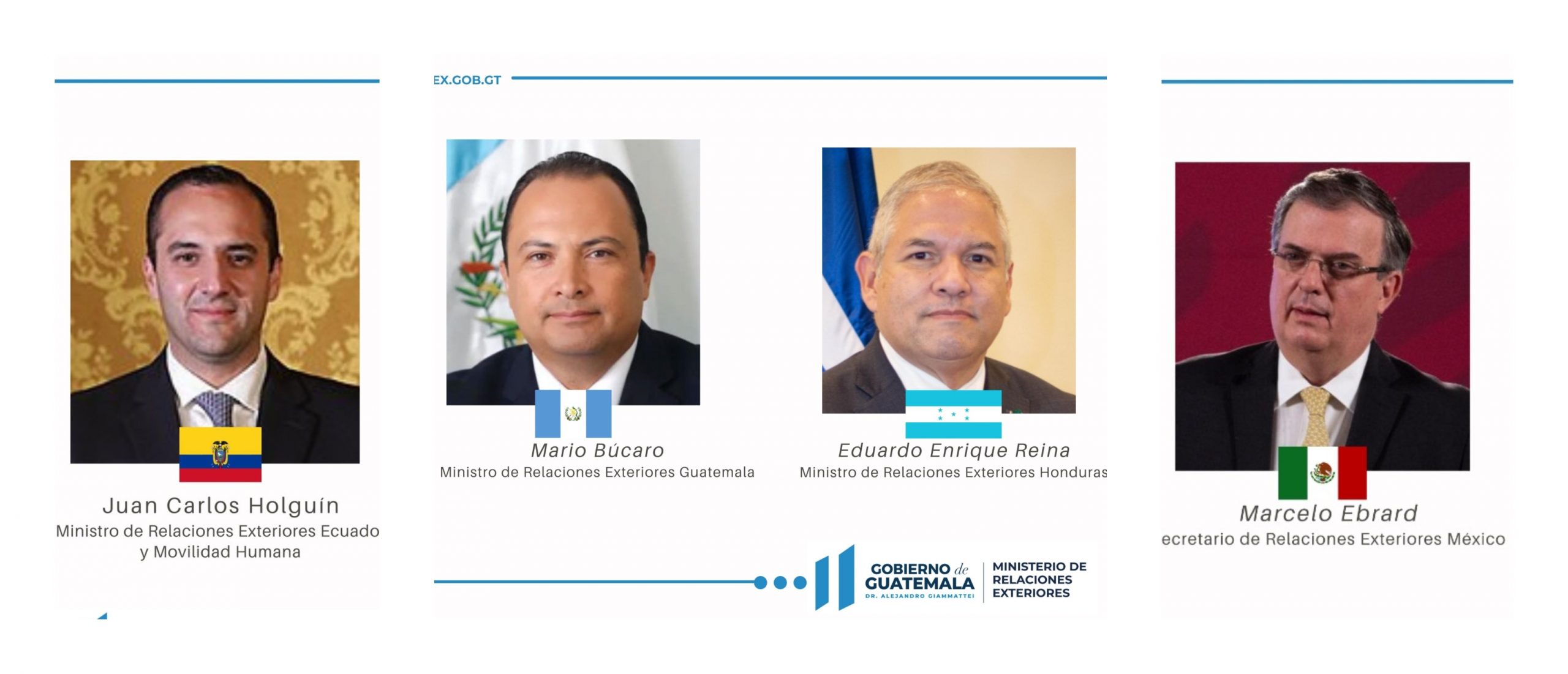 Ministro de Relaciones Exteriores sostiene conversación con cancilleres